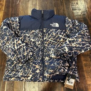 The North Face W 96 Retro Nuptse Jacket Navy Blue Multi XL